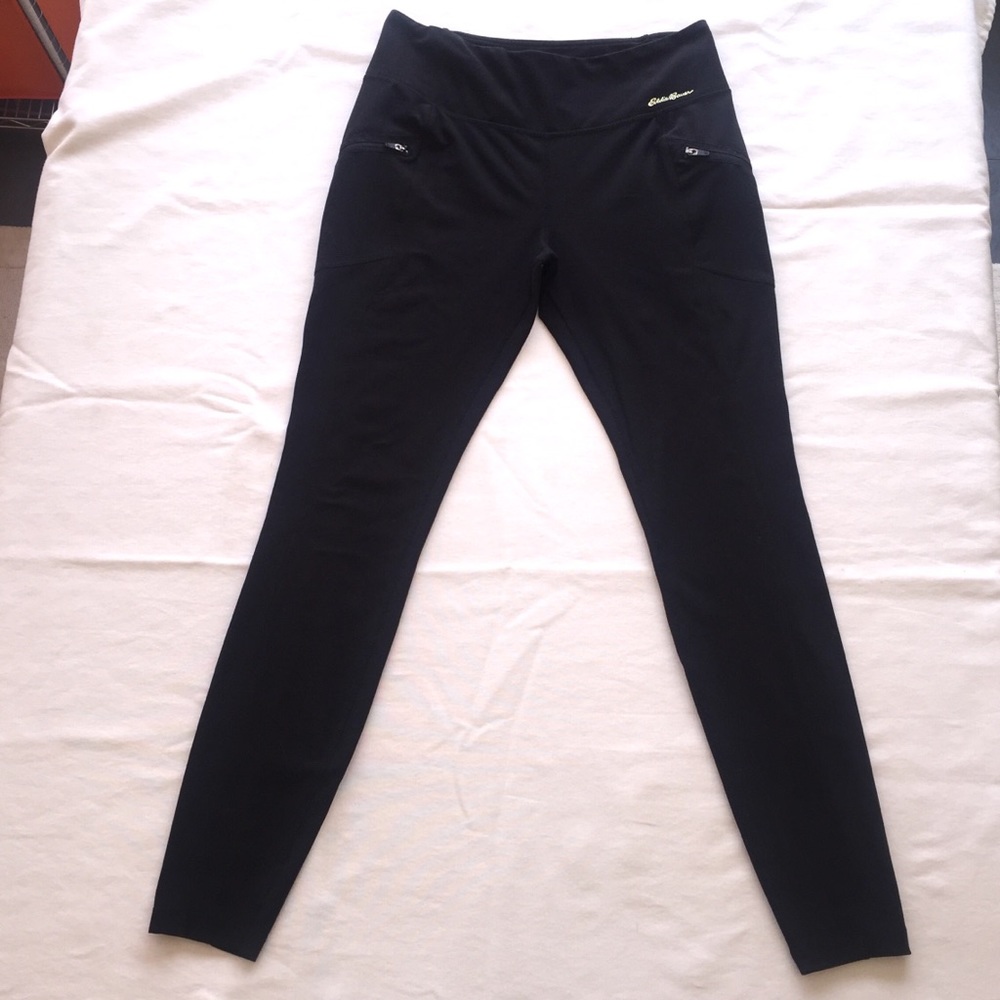 Eddie Bauer Trail Tight leggings w pockets Black M